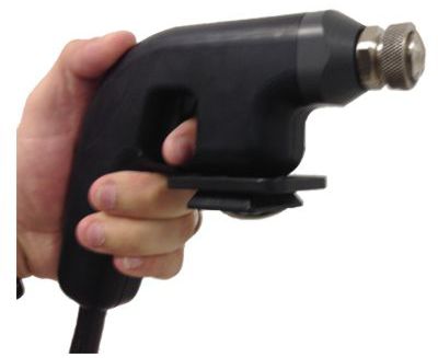 APA used for manual hand application of disinfectant on high contact areas to spot treat backboards, stretchers and the exterior of the ambulance.