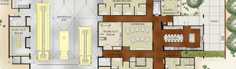 Use the RDS 3110 to decon the entire firehouse.